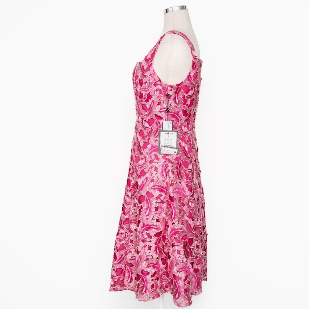 Adrianna Papell – Embroidered Fit & Flare Dress - Picture 6 of 14